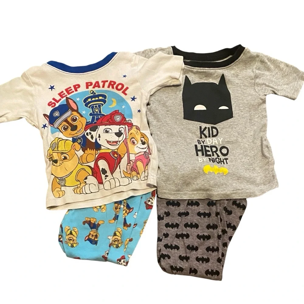Pajama Bundle Size 3T Paw Patrol Batman